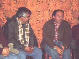 David y Gijena durante el encuentro en Salta.